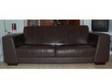 DFS 3 seater leather sofa. DFS Italian leather 3 seater....