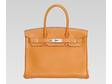 Hermes Orange 30cm Birking Bag With Receipt